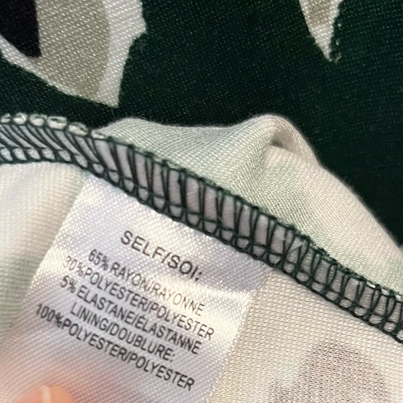 Tanya Taylor Dress Green Cream & Black Floral Thea Dress in Martini Multi 3X NWT - Picture 10 of 16